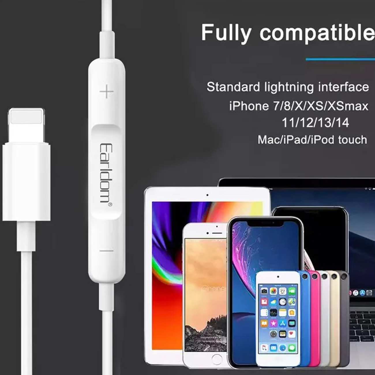 هندزفری لایتنینگ ارلدام E62