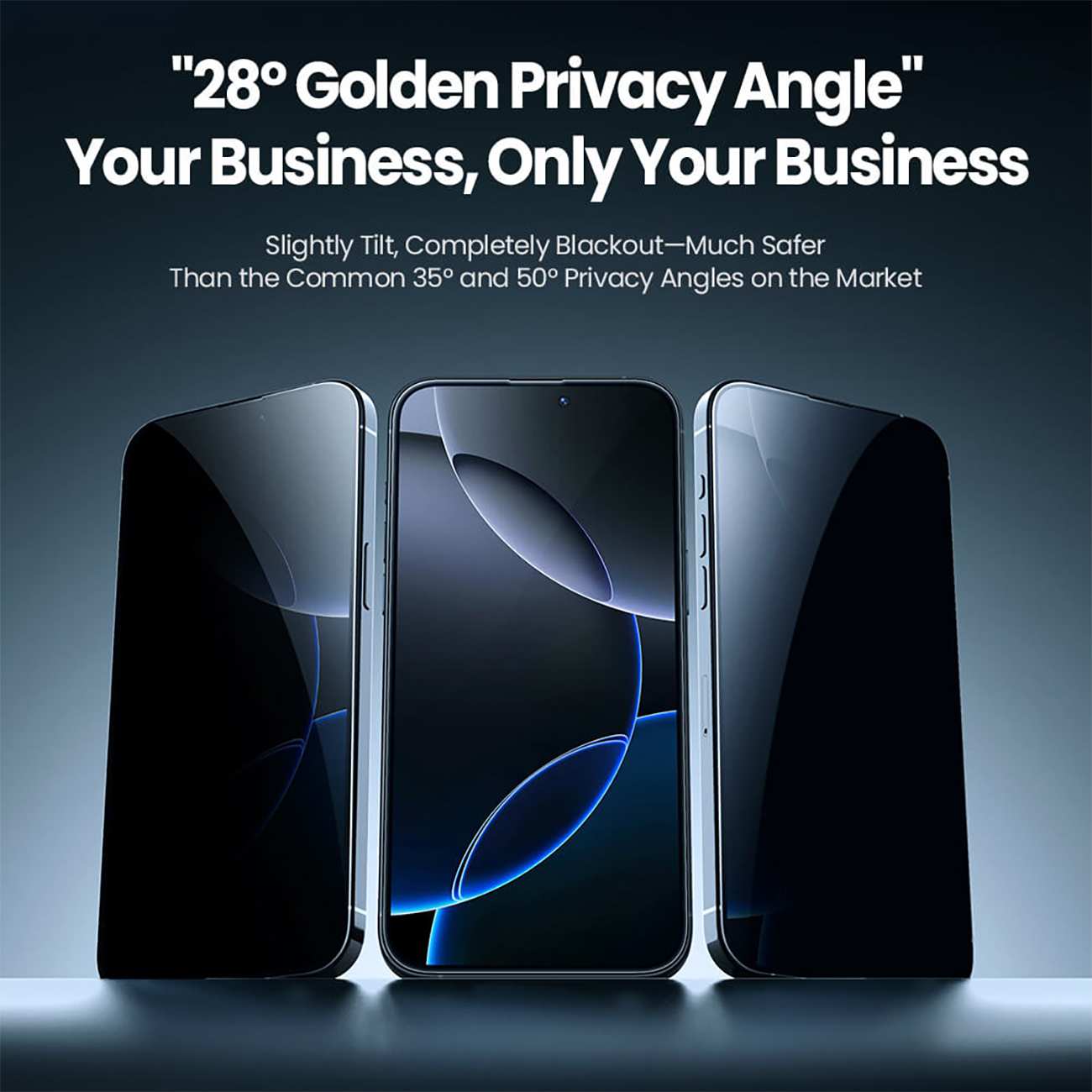 گلس پرایوسی آیفون 16 پرو نیلکین همراه با کیت نصب Amazing Guardian