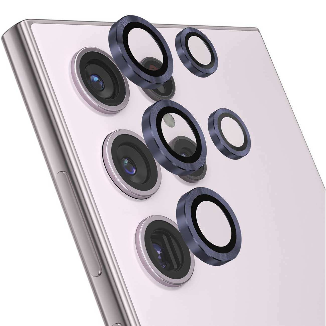 محافظ لنز دوربین گوشی سامسونگ Galaxy S24 Ultra گرین لاین GNCLNSARS24UBK