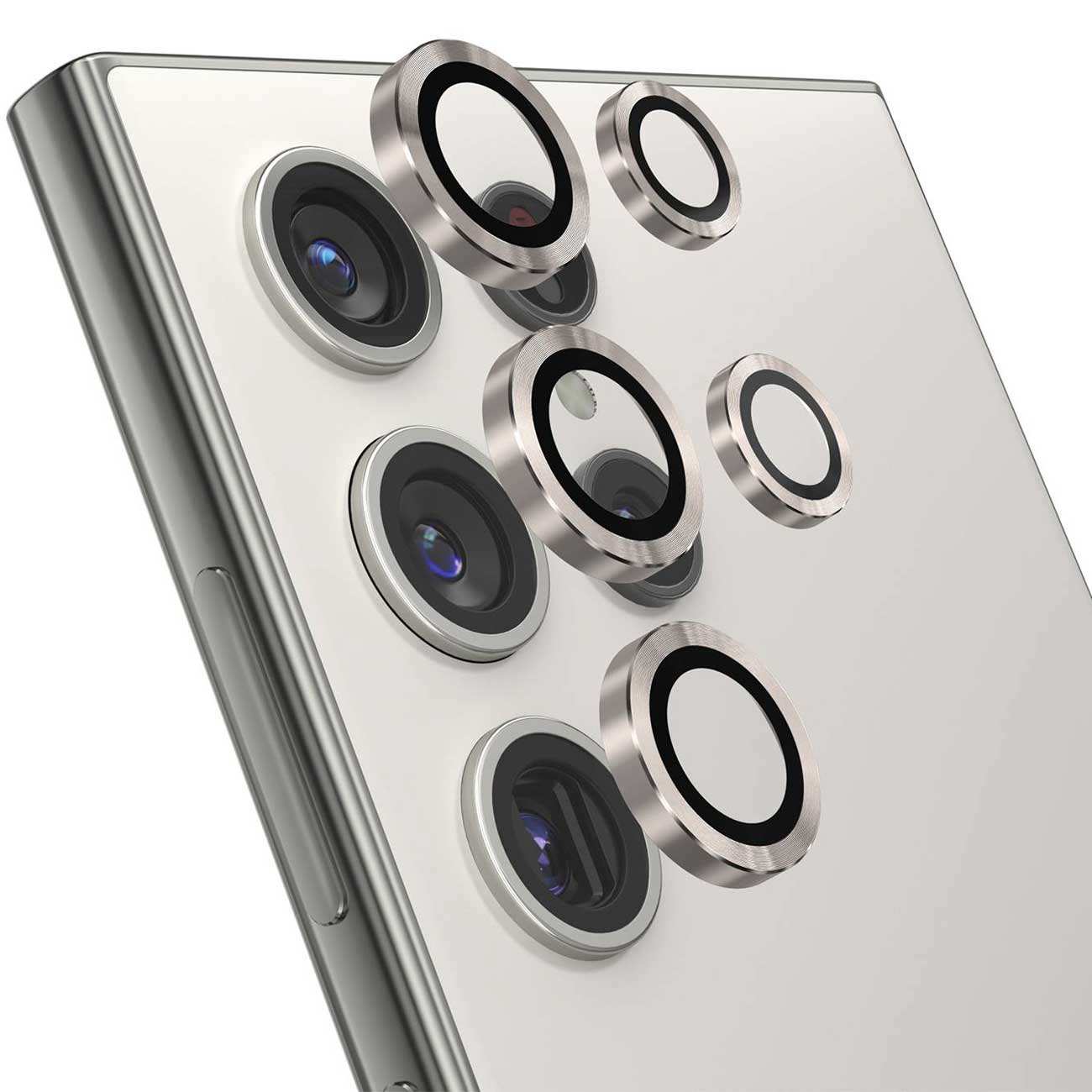 محافظ لنز دوربین گوشی سامسونگ Galaxy S24 Ultra گرین لاین GNCLNSARS24UBK