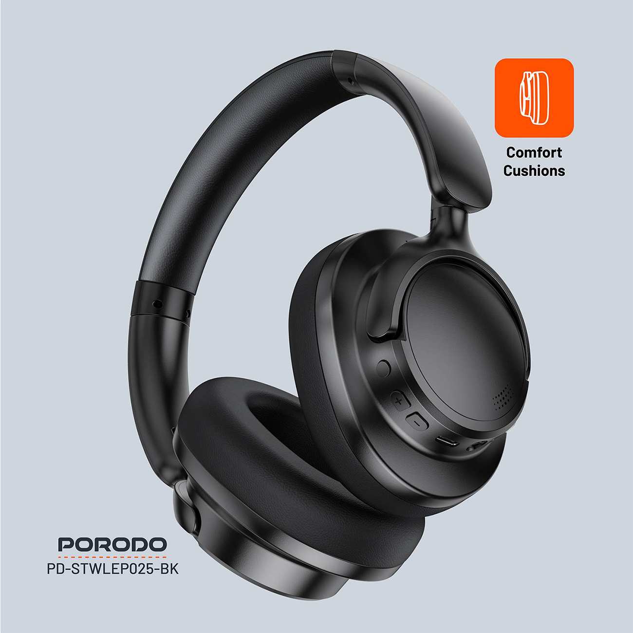 هدفون بلوتوثی و سیمی 5.3 پورودو PD-STWLEP025-BK