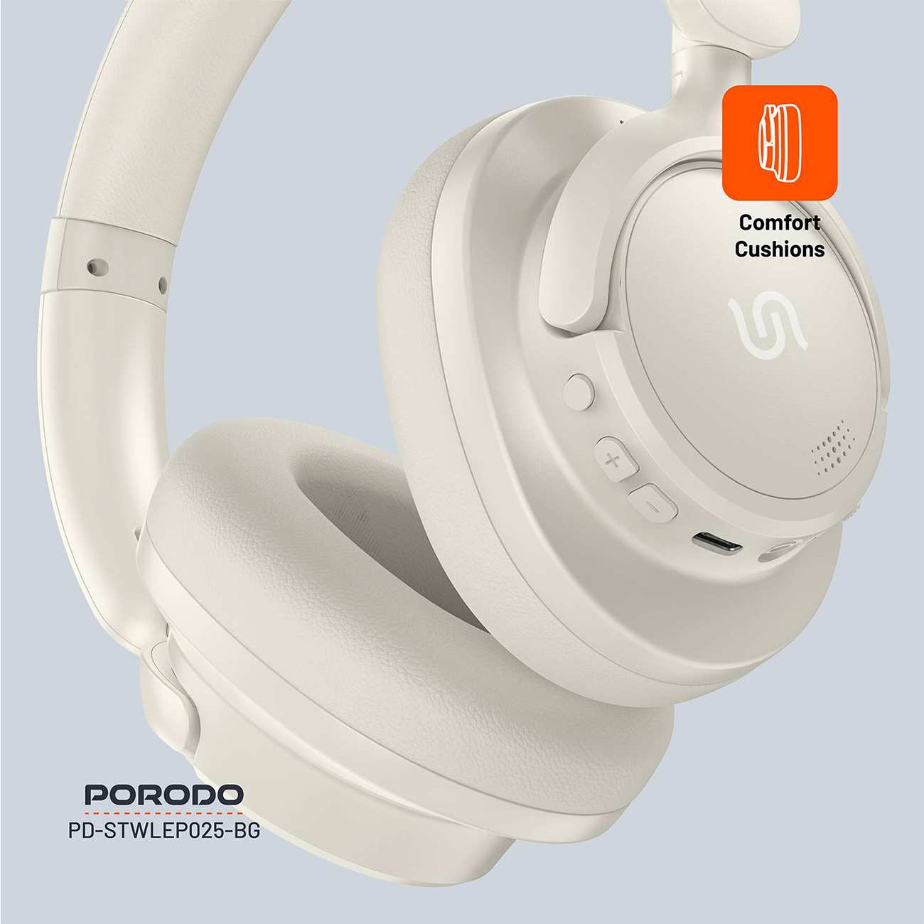 هدفون بلوتوثی و سیمی 5.3 پورودو PD-STWLEP025-BK
