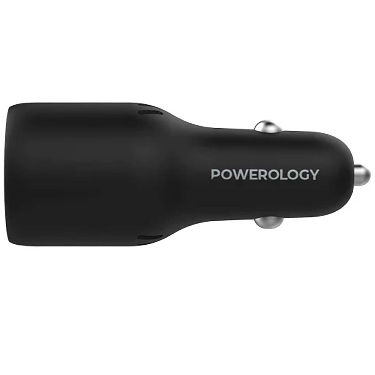 شارژر فندکی فست شارژ ماشین تایپ سی و یو اس بی 85 وات پاورولوژی PCCSR014