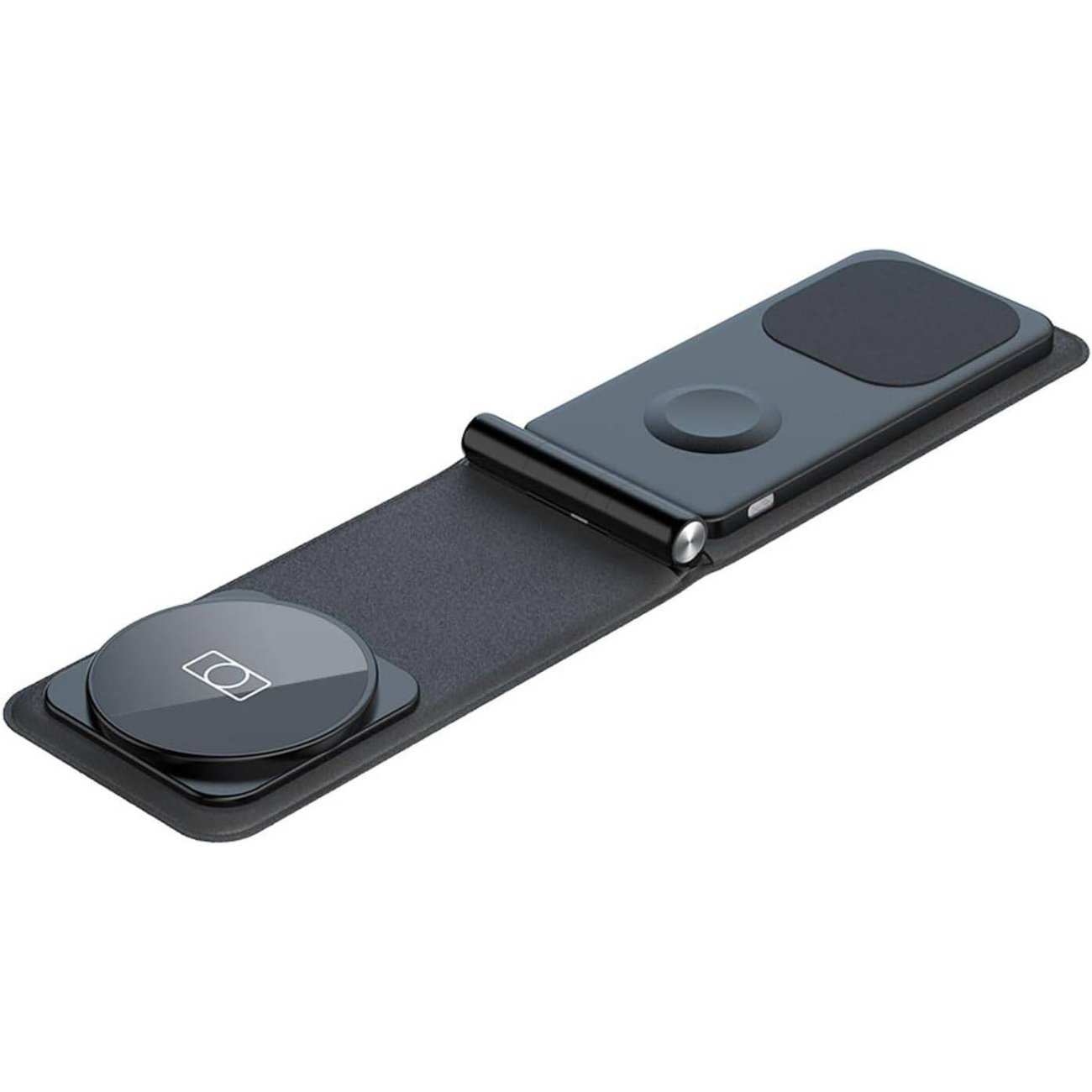 هولدر شارژر وایرلس 15 وات آیفون، ایرپاد، اپل واچ تاشو لِوِلو LV31WSS