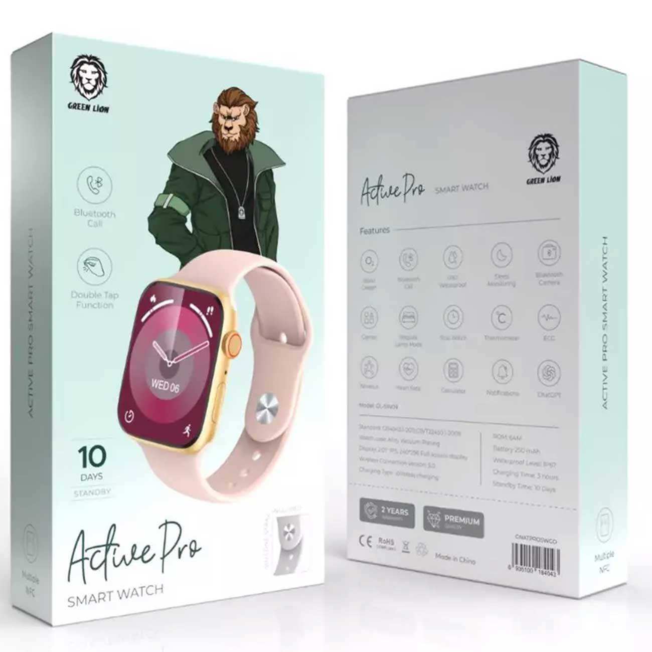 ساعت هوشمند با سنسور ضربان قلب گرین لاین Active Pro