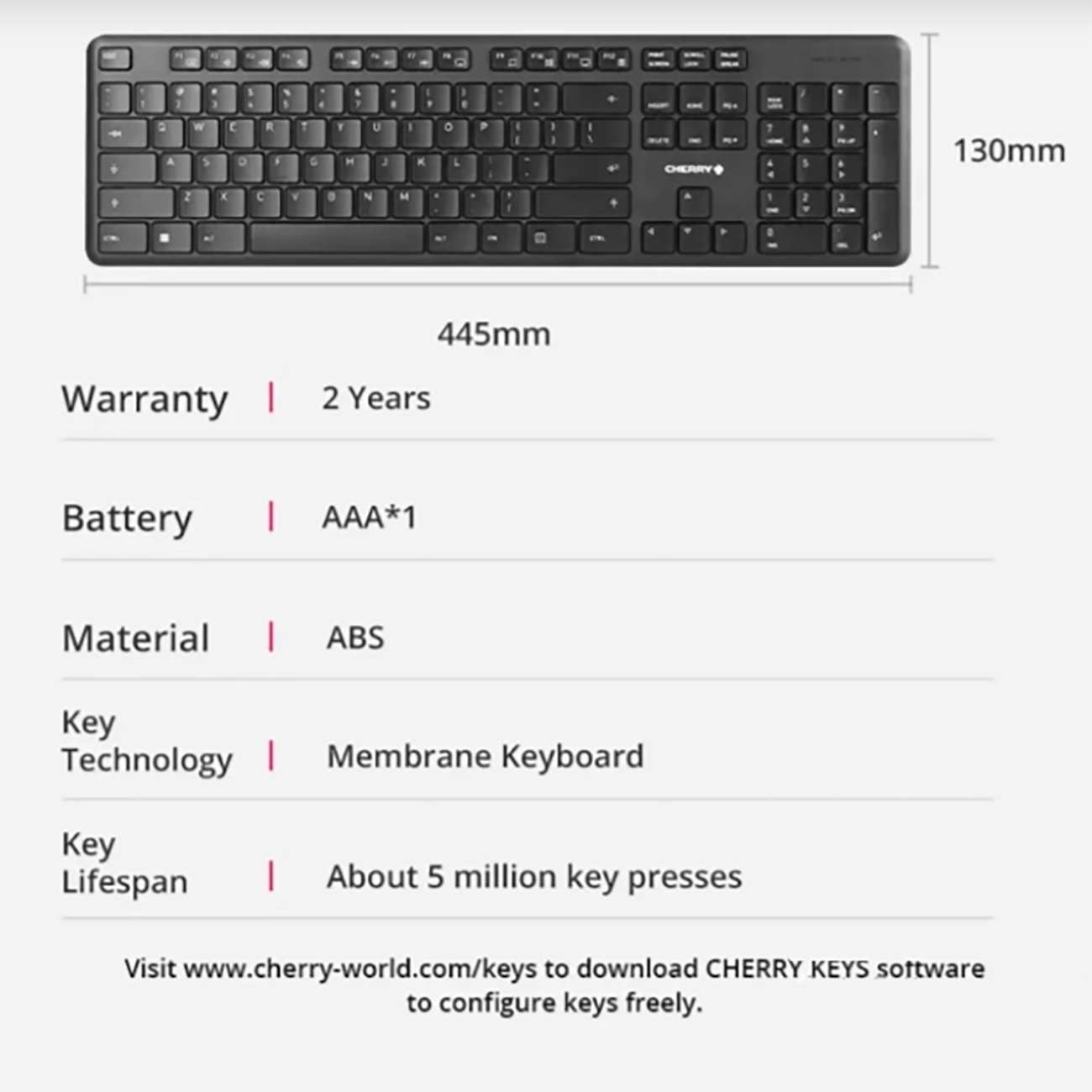 ست موس و کیبورد بی سیم چری DW 2300