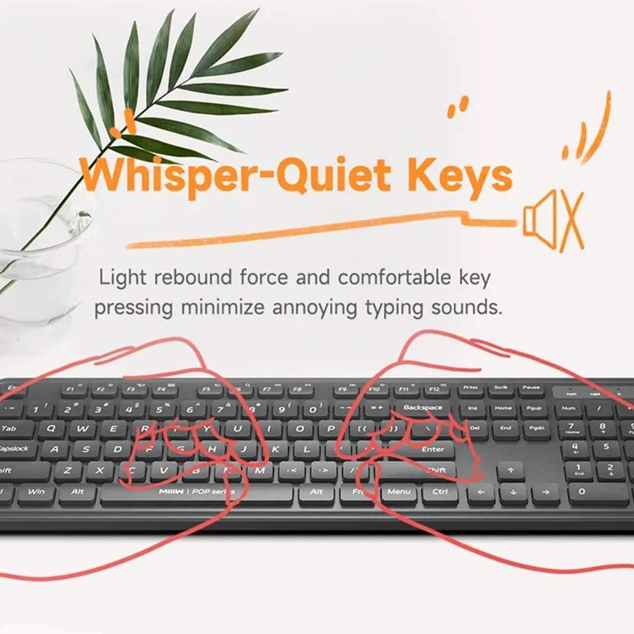 ست موس و کیبورد بی سیم یوپین شیائومی MW24PB03