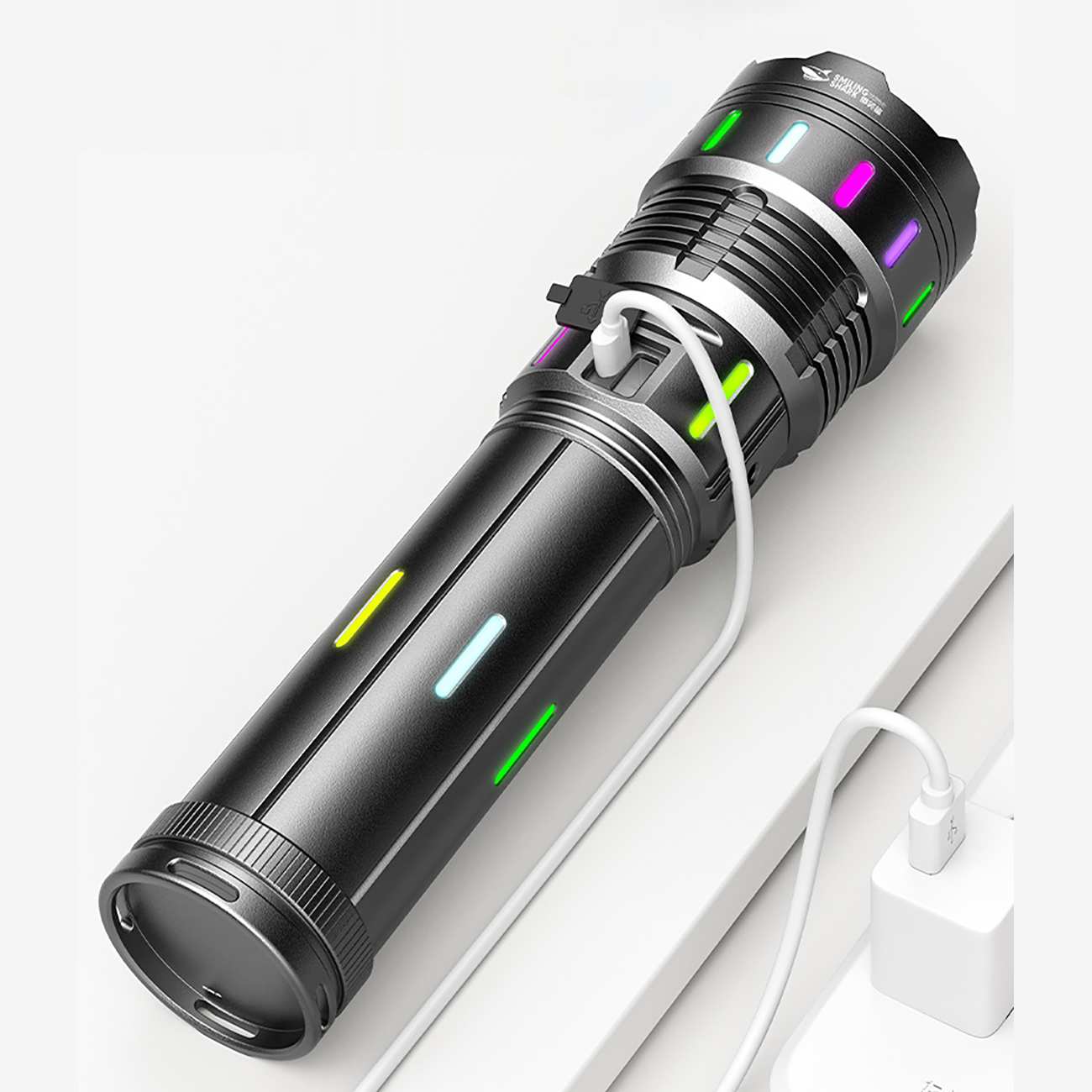 چراغ قوه شارژی اسمایلینگ شارک SD-5975