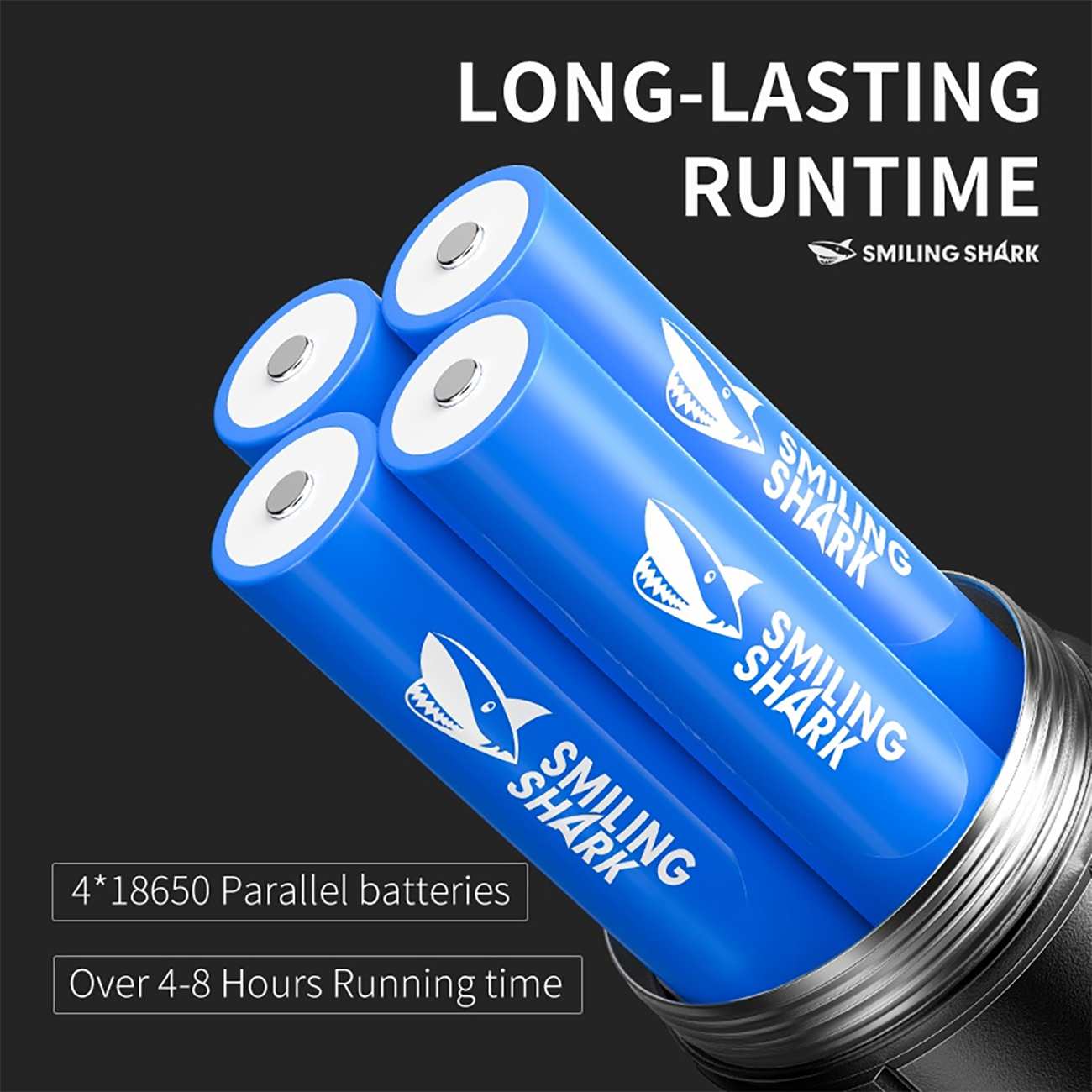 چراغ قوه شارژی اسمایلینگ شارک SD-5975