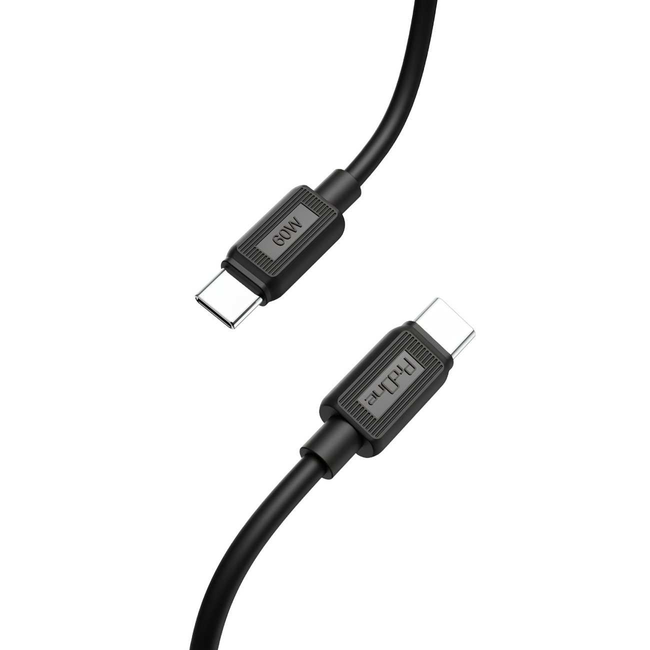 کابل شارژ سریع تایپ سی به تایپ سی 60 وات یک متری پرووان PCC127
