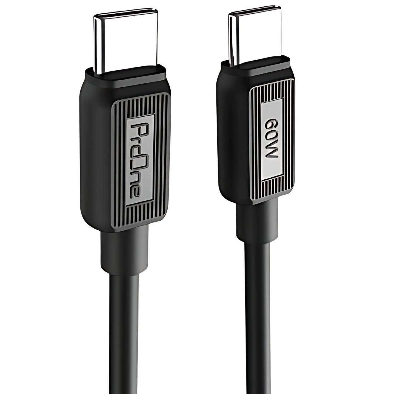 کابل شارژ سریع تایپ سی به تایپ سی 60 وات یک متری پرووان PCC127