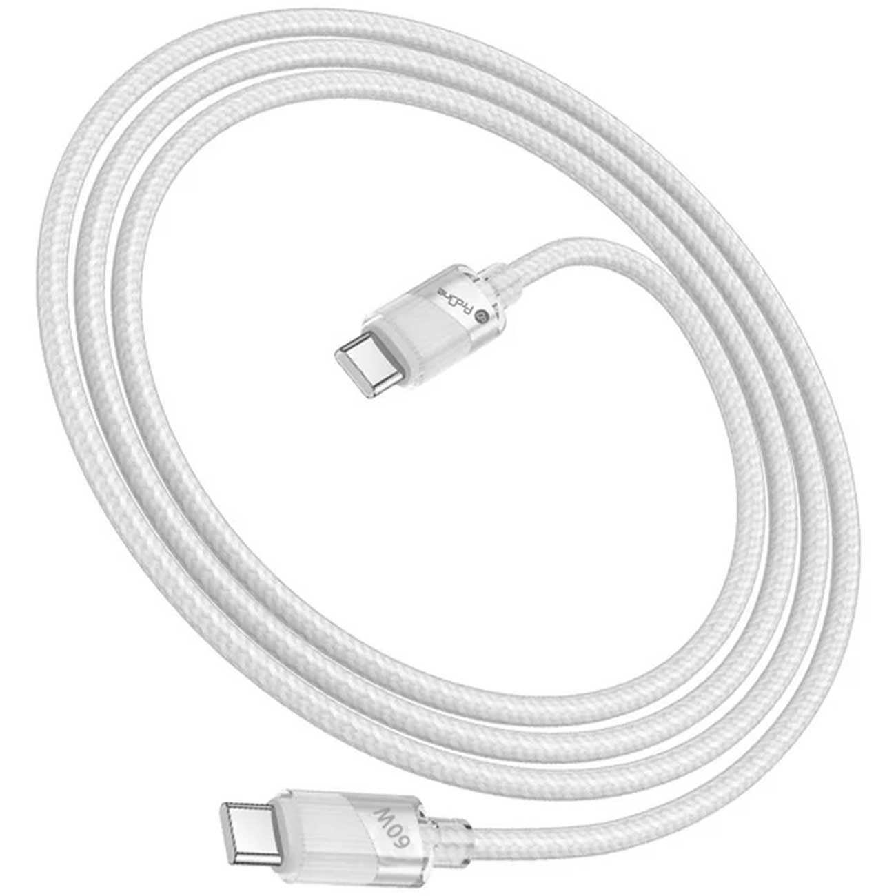 کابل دو سر تایپ سی شارژ سریع 60 وات 3 آمپر یک متری پرووان PCC131