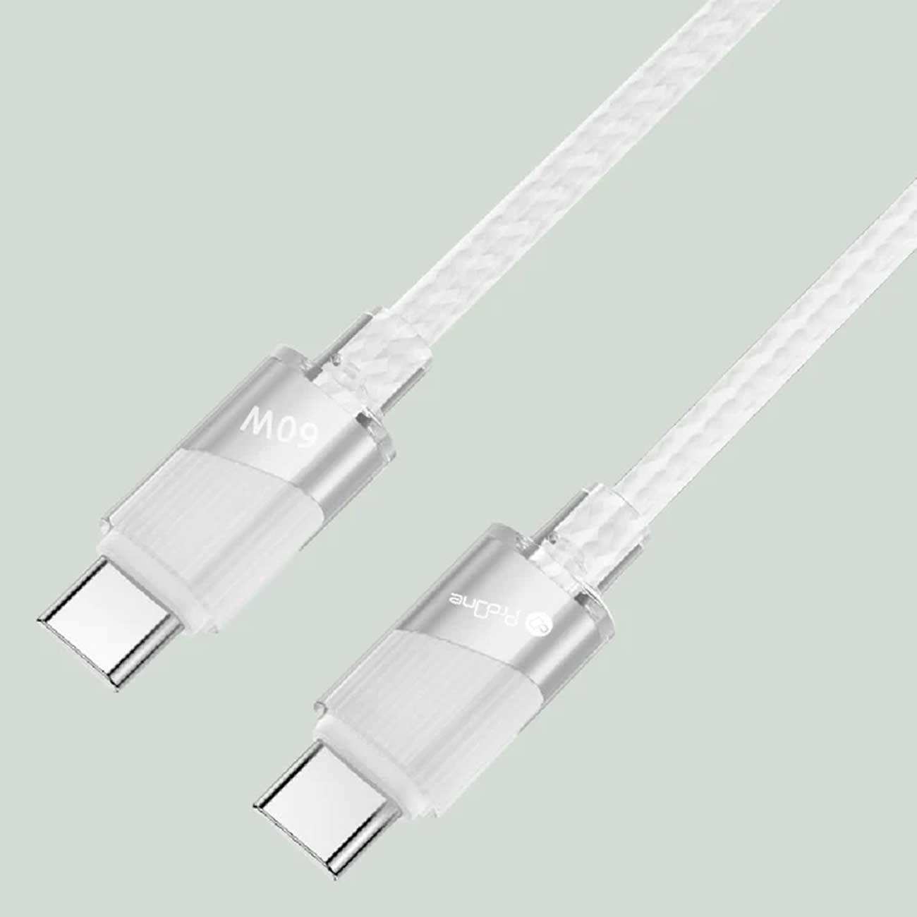 کابل دو سر تایپ سی شارژ سریع 60 وات 3 آمپر یک متری پرووان PCC131