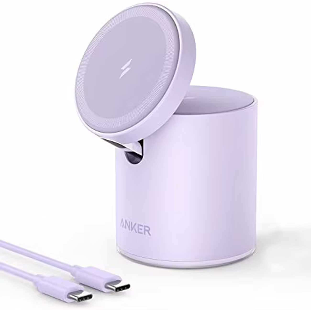 استند و شارژر وایرلس 15 وات گوشی آیفون 12/13/14 و هندزفری بلوتوثی انکر 623 B2568231