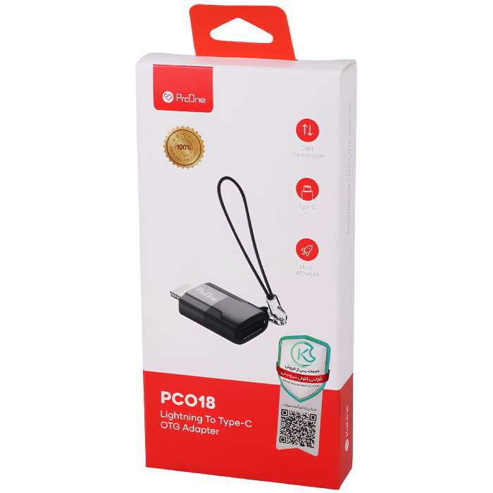 مبدل او تی جی تایپ سی به لایتنینگ پرووان PCO18