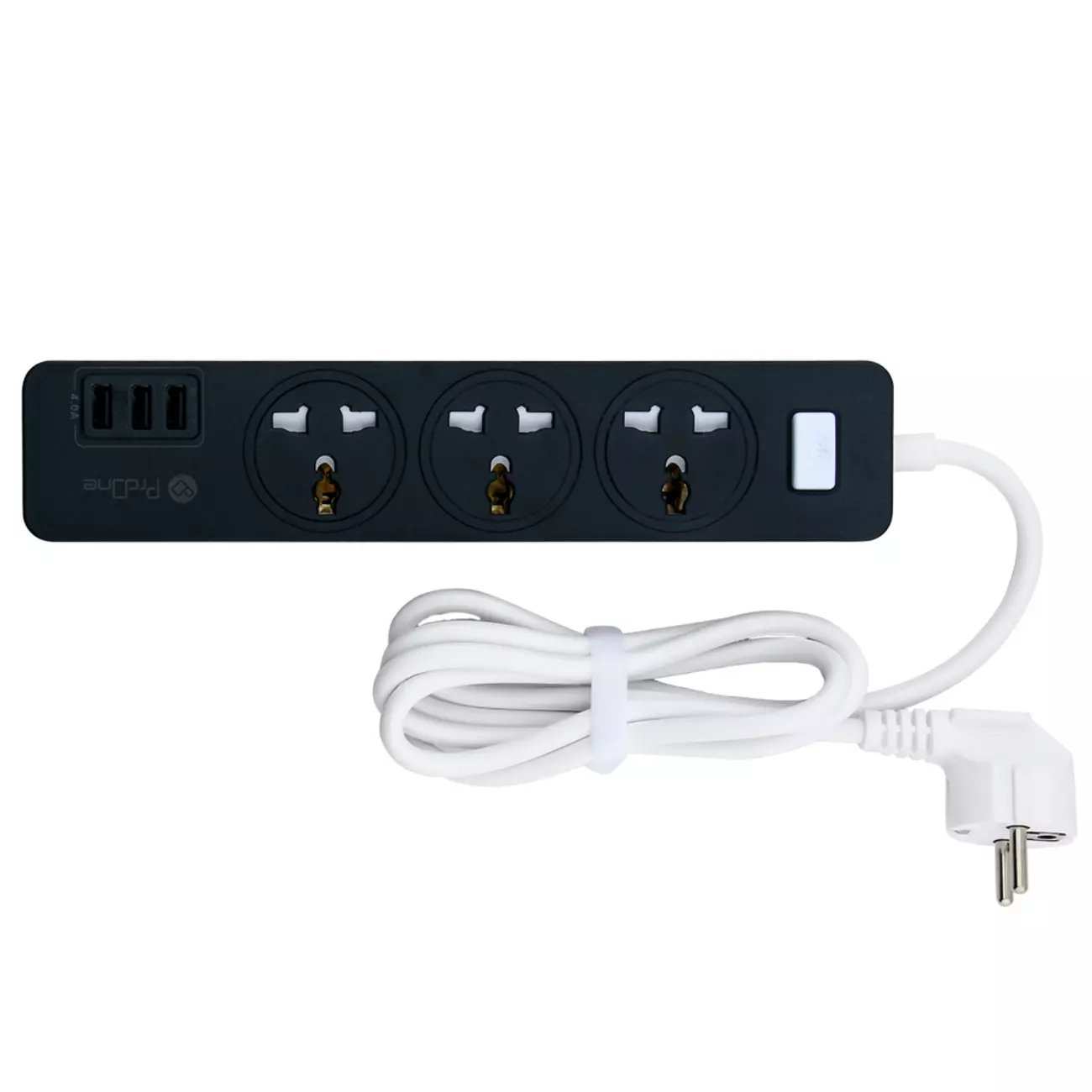 چند راهی برق ارت دار سه سوکت و سه یو اس بی پرووان PPS615U