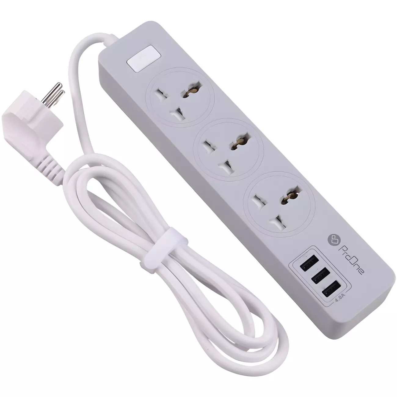 چند راهی برق ارت دار سه سوکت و سه یو اس بی پرووان PPS615U