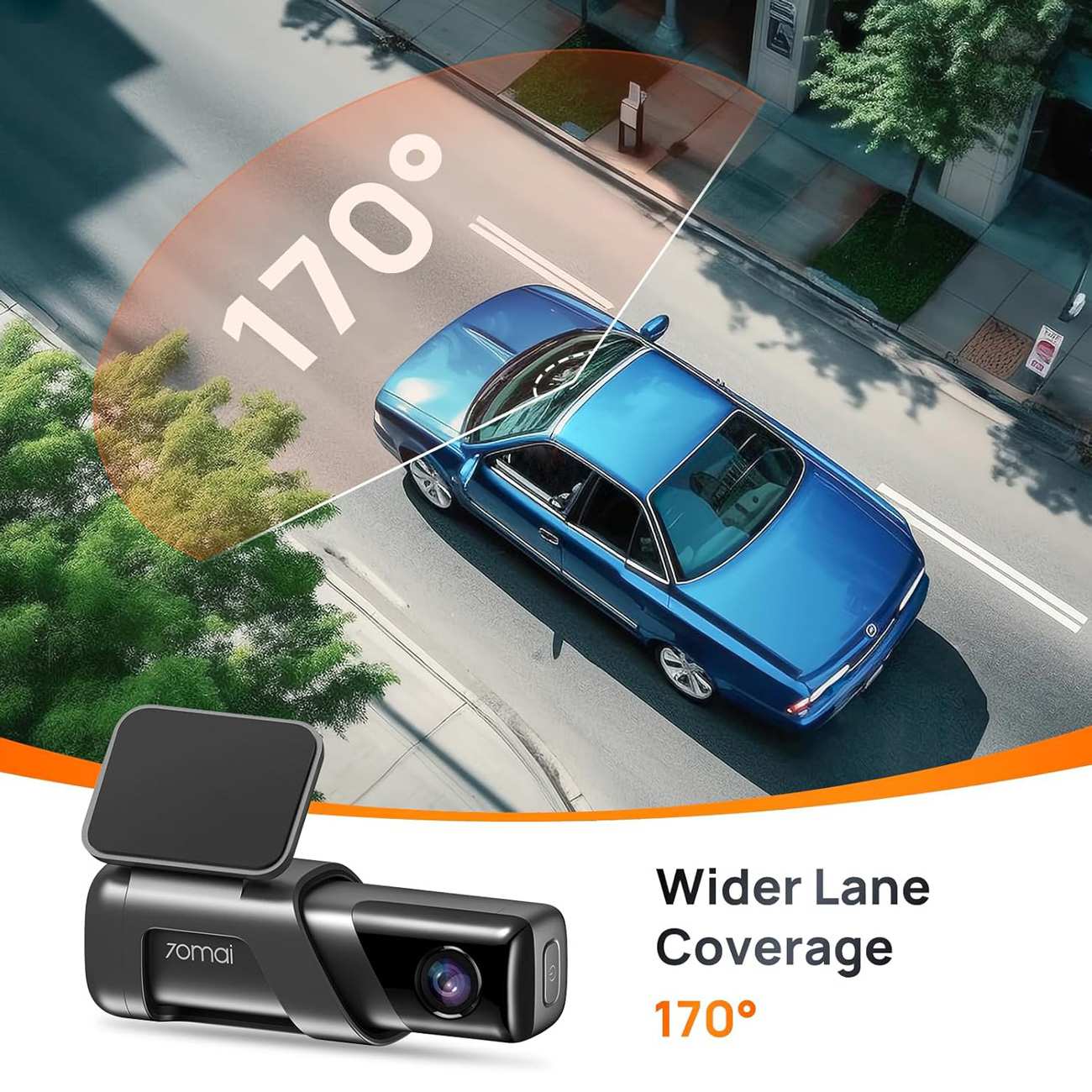 دوربین ثبت وقایع خودرو 64 گیگابایت شیائومی 70mai M500