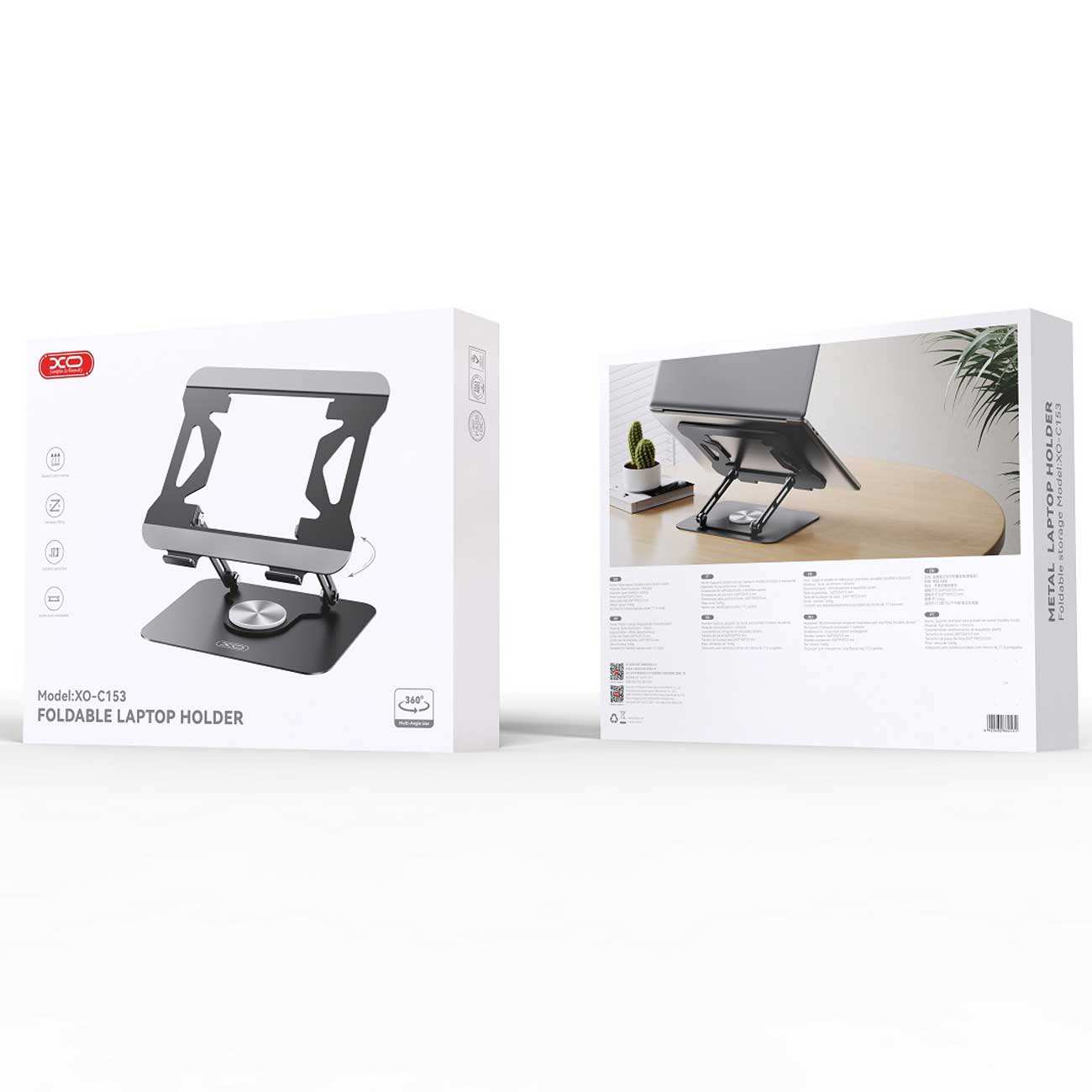 استند و پایه نگهدارنده لپتاپ تا 17.3 اینج ایکس او C153