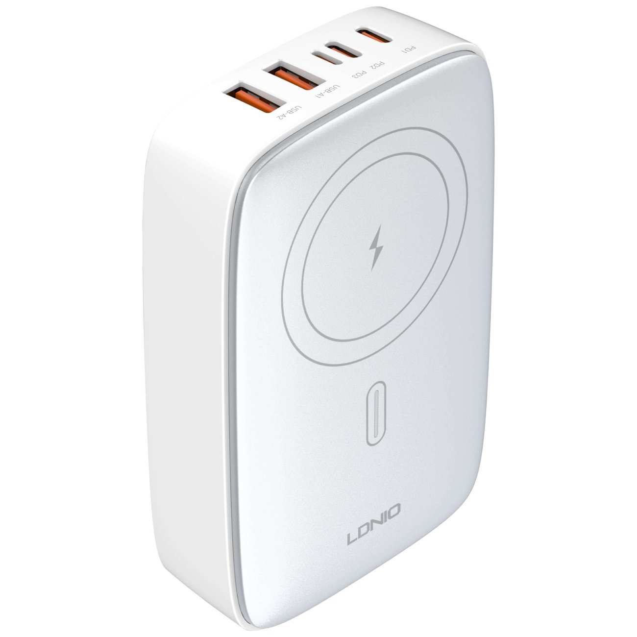 شارژر وایرلس رومیزی 5 پورت 140 وات الدنیو Q4010