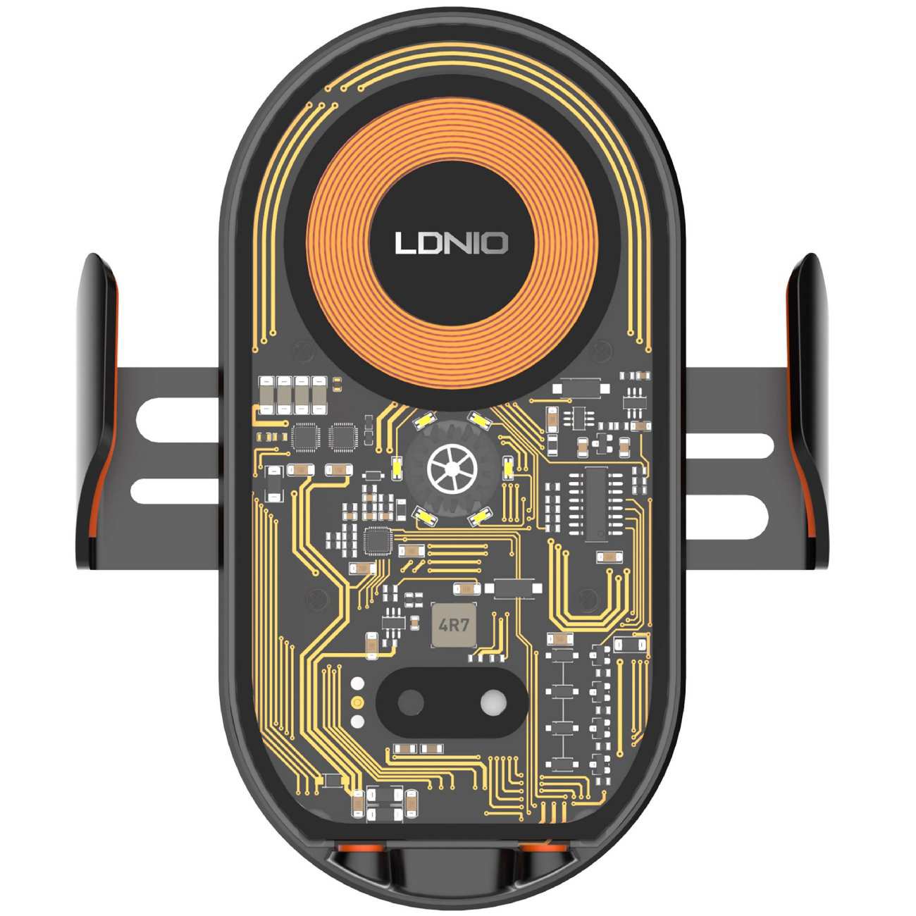 هولدر و شارژر بی سیم چرخشی 360 درجه داخل خودرو 15 وات الدنیو MA30-1