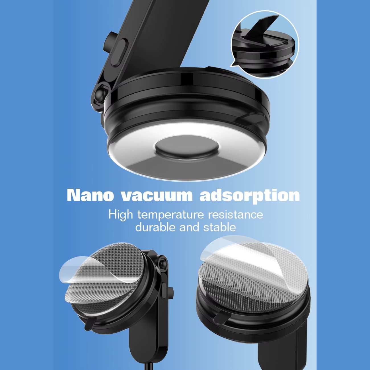 هولدر و شارژر بی سیم چرخشی 360 درجه داخل خودرو 15 وات الدنیو MA30-1