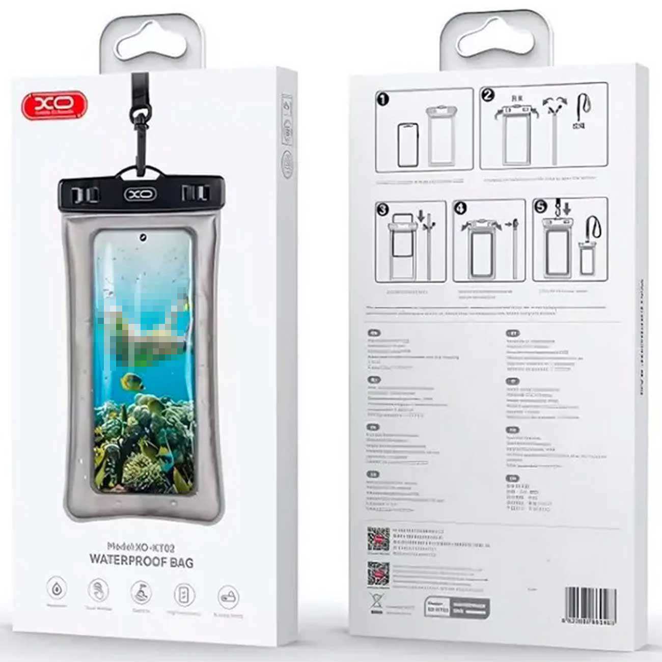 کیف ضدآب گوشی موبایل تا 7 اینچ ایکس او XO-KT02