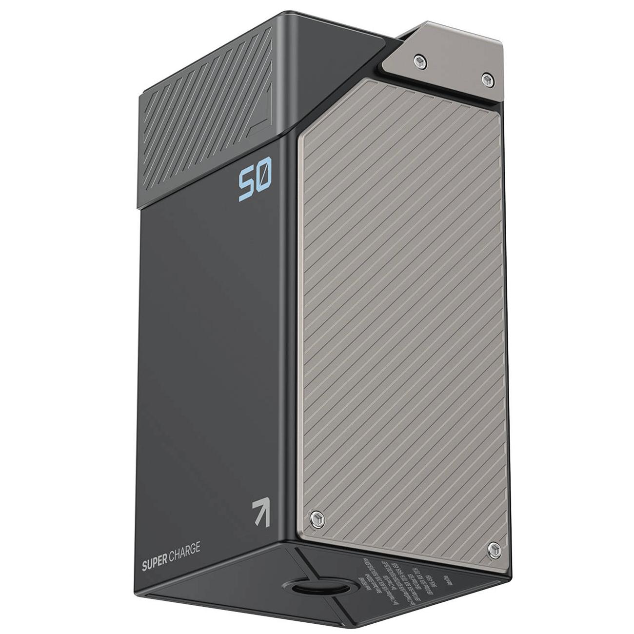 پاوربانک تایپ سی و یو اس بی شارژ سریع 65 وات 50000 پاورولوژی PPBCHA68