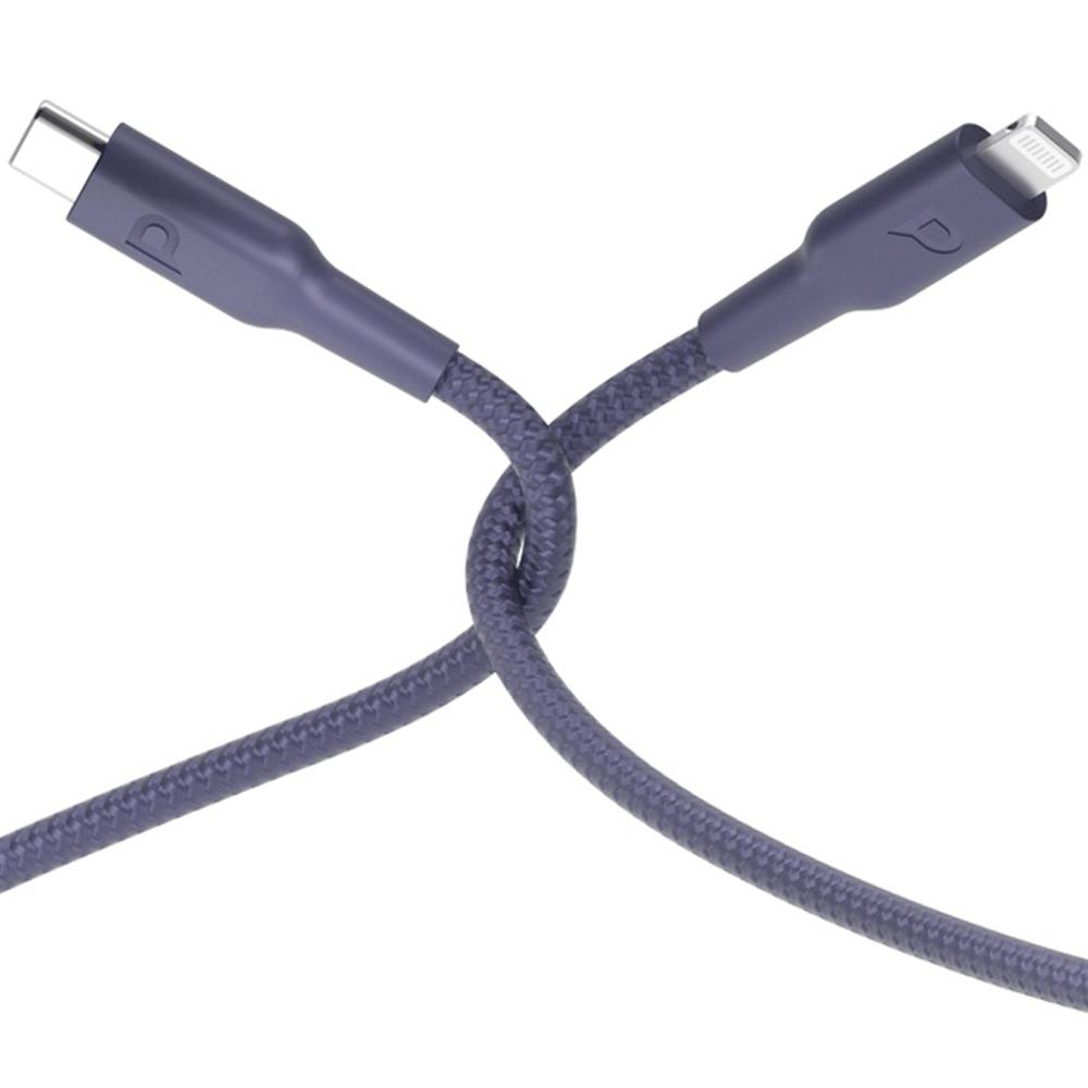 کابل شارژ سریع Type-C به Lightning دو متری 60 وات پاورولوژی P23BRCL2