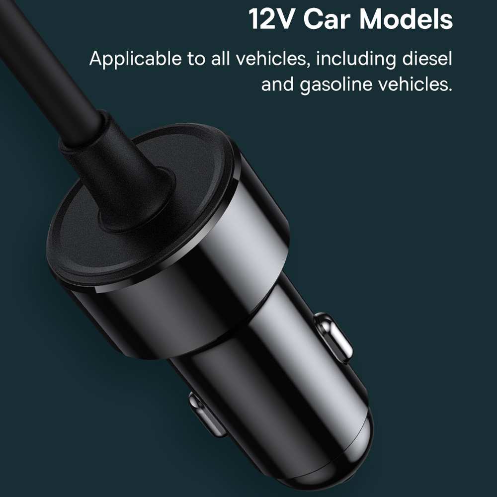 اینورتر 150 وات و شارژر فندکی فست شارژ ماشین بیسوس BS-CI15