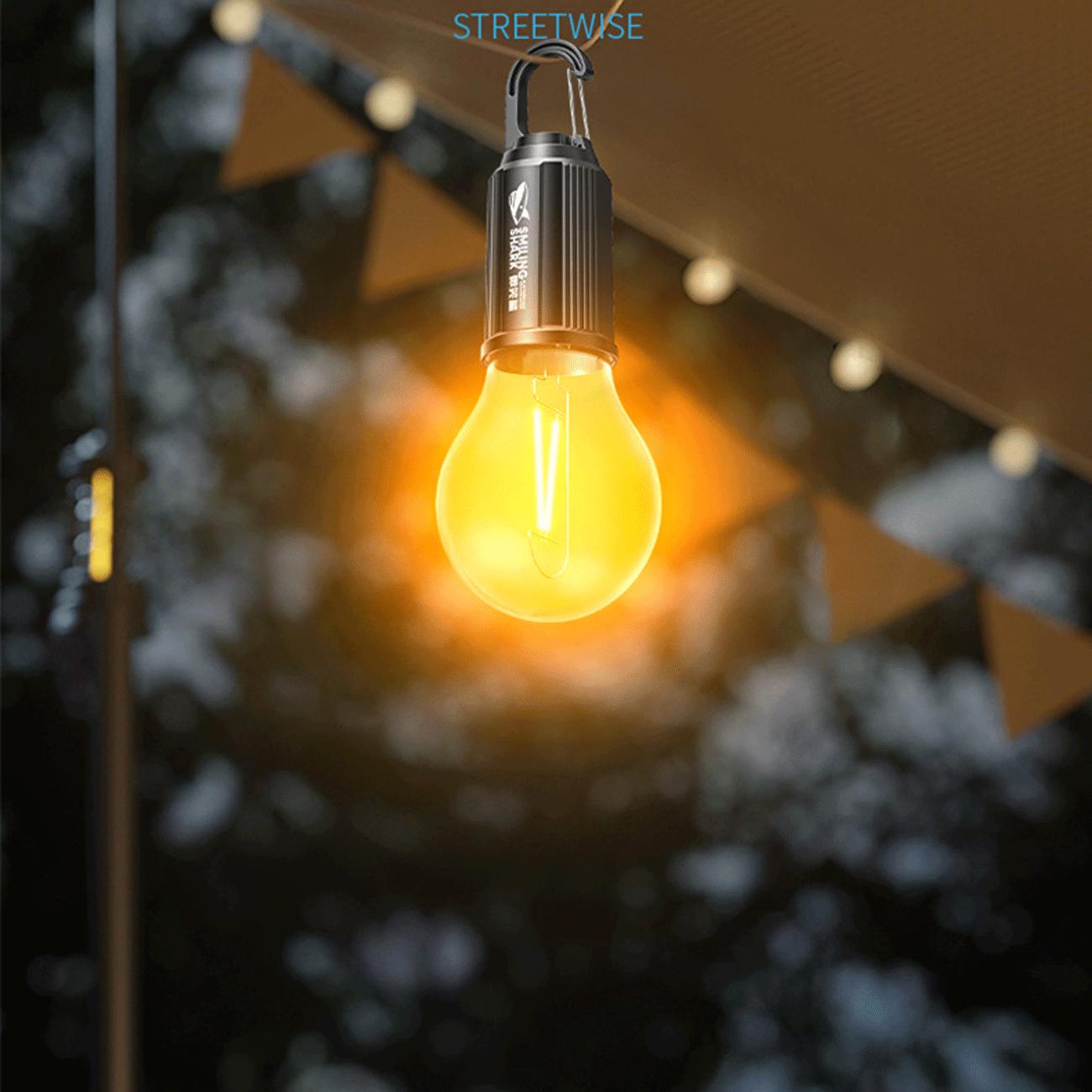 چراغ کمپینگ شارژی اسمایلینگ شارک LY8276-B