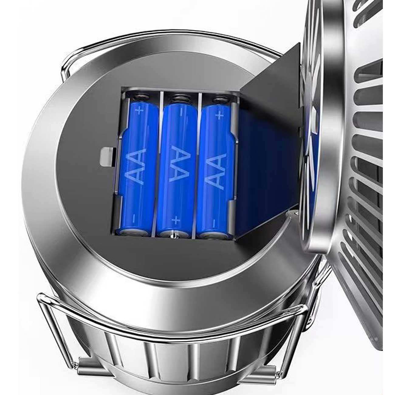 چراغ کمپینگ و پنکه شارژی قابل حمل سولار چند منظوره اسمایلینگشارک FS-116