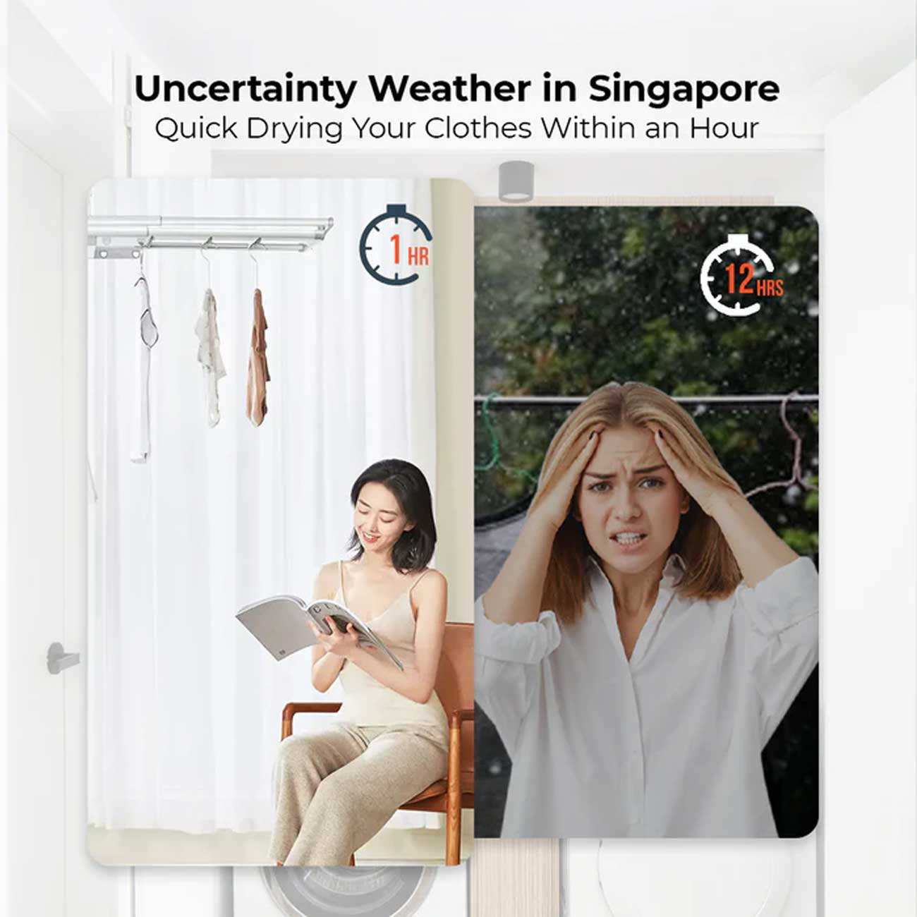 خشک کن لباس هوشمند میجیا شیائومی 1S B503CN