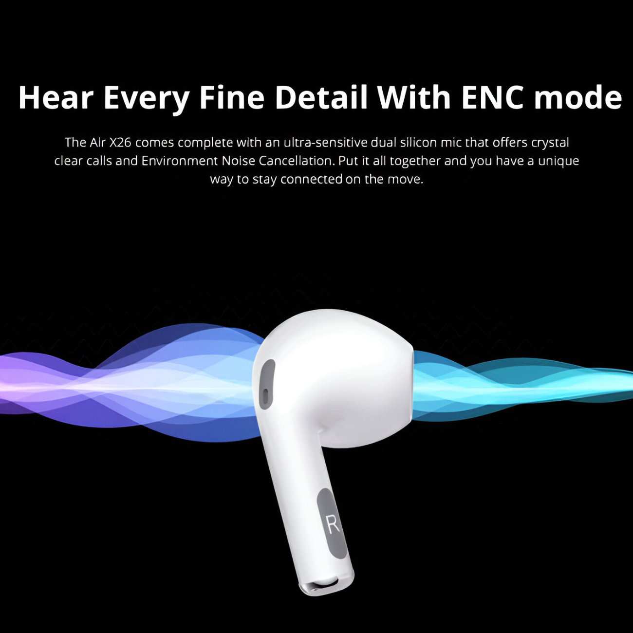 هندزفری بلوتوثی 5.3 ریورسانگ Air X26 EA173