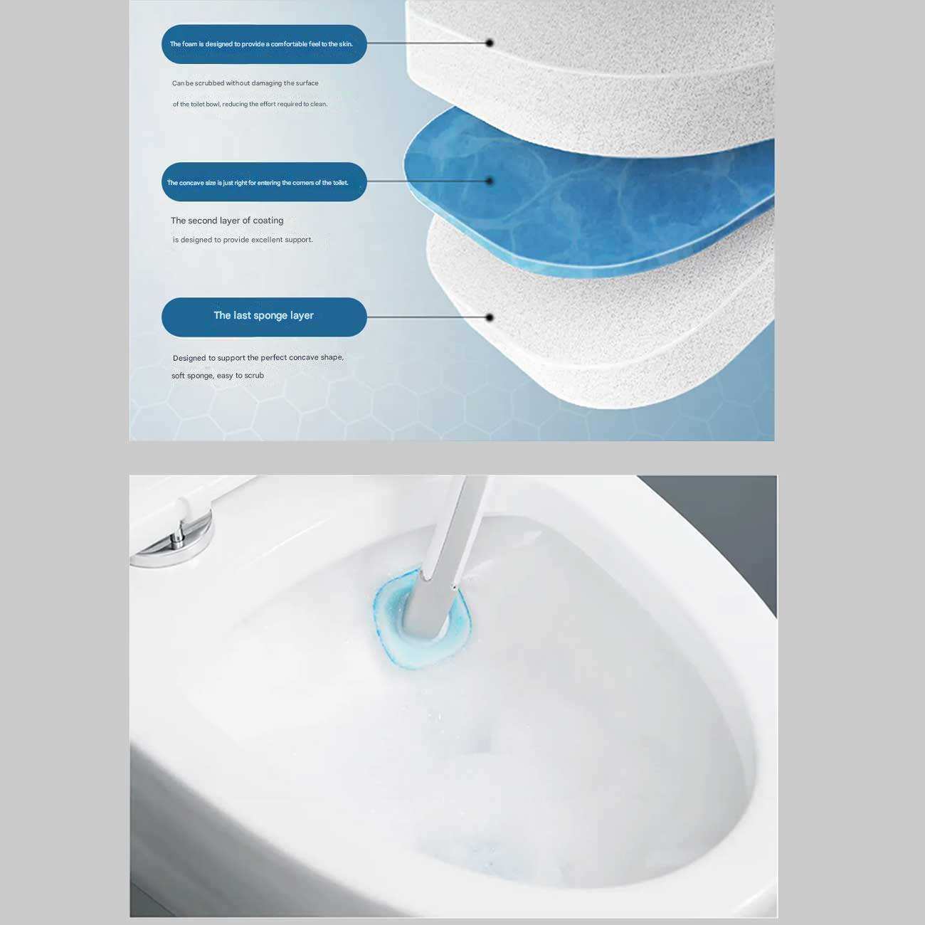 برس شست و شوی سرویس بهداشتی بلوفیش TB02_03AC16