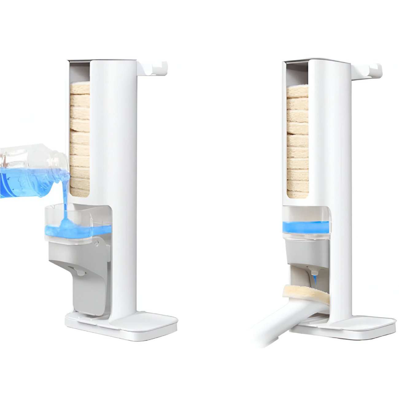 برس ظرفشویی با جای مایع دیواری بلوفیش PB01