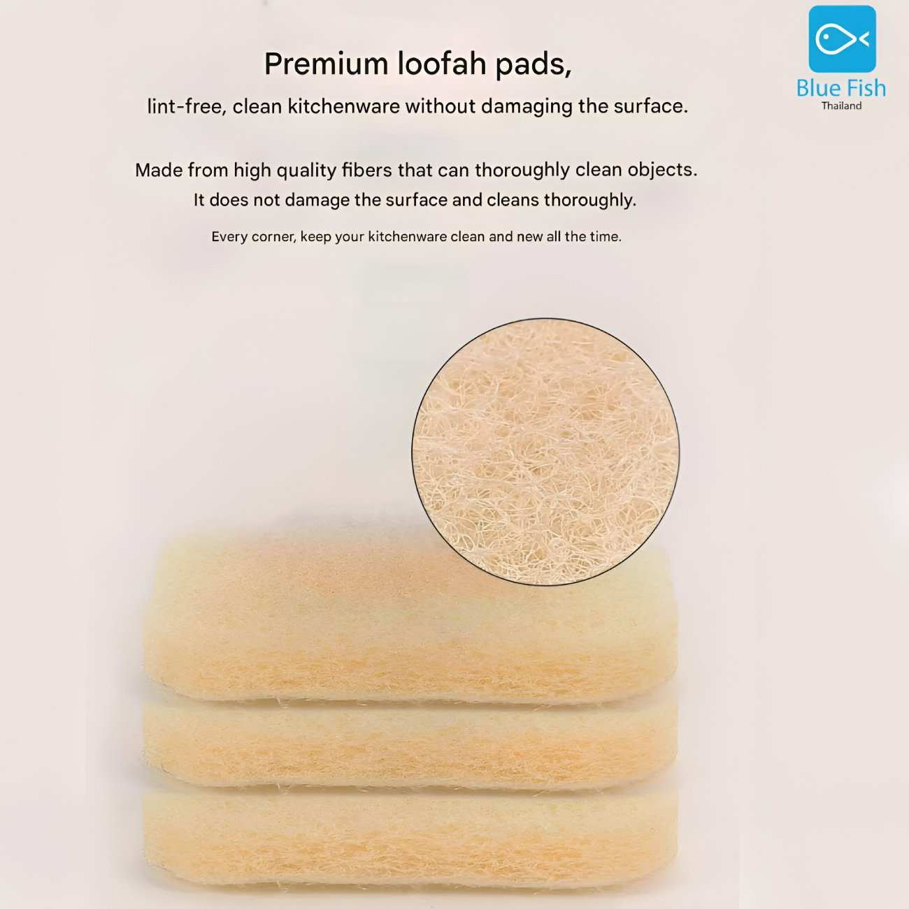 برس ظرفشویی با جای مایع دیواری بلوفیش PB01