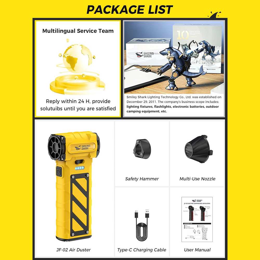 جت فن دمنده قدرتمند ضد آب اسمایلینگ شارک FS-B20