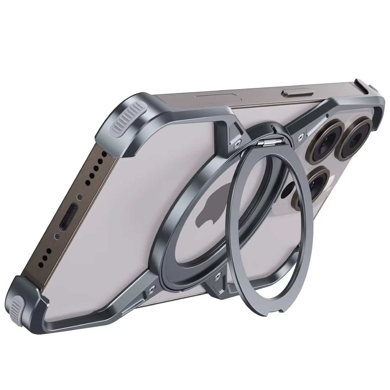 قاب آلومینیومی حلقه انگشتی آیفون 16 پرو M07