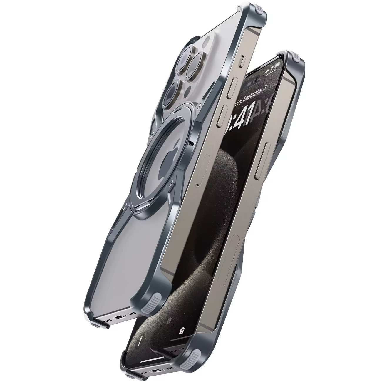 قاب آلومینیومی حلقه انگشتی آیفون 16 پرو M07