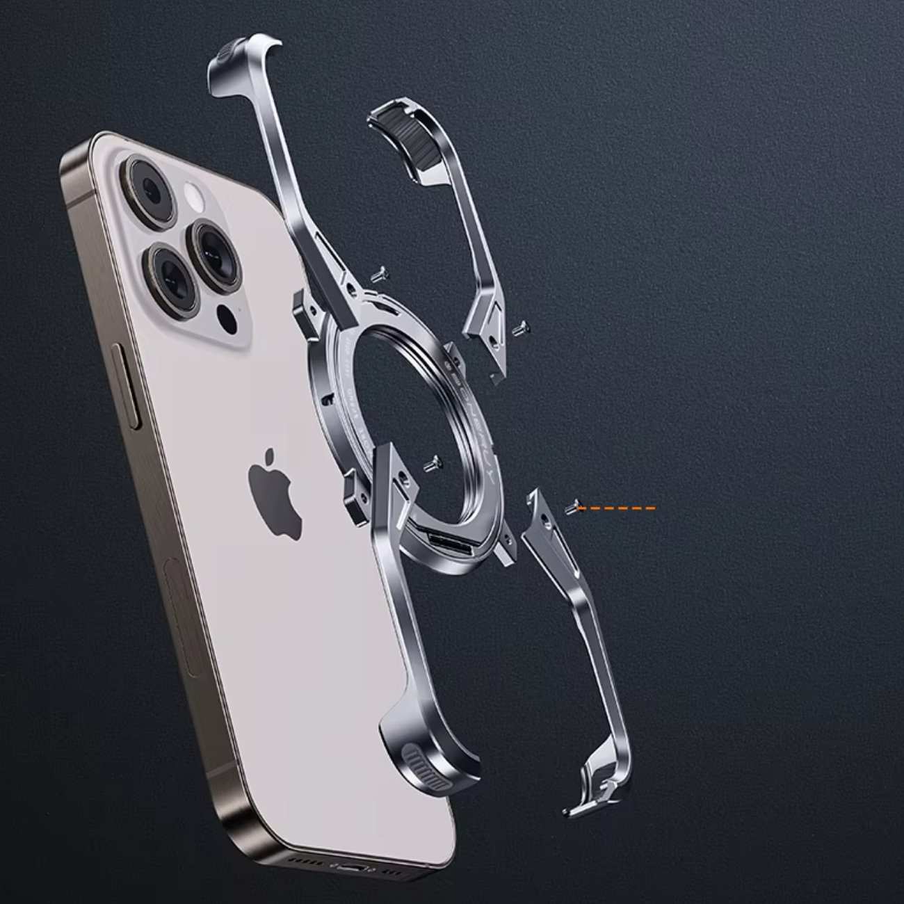 قاب آلومینیومی حلقه انگشتی آیفون 16 پرو M07