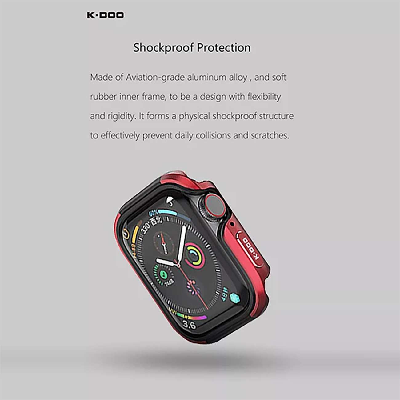 قاب محافظ اپل واچ 41 میلی متری کیدوو Defender