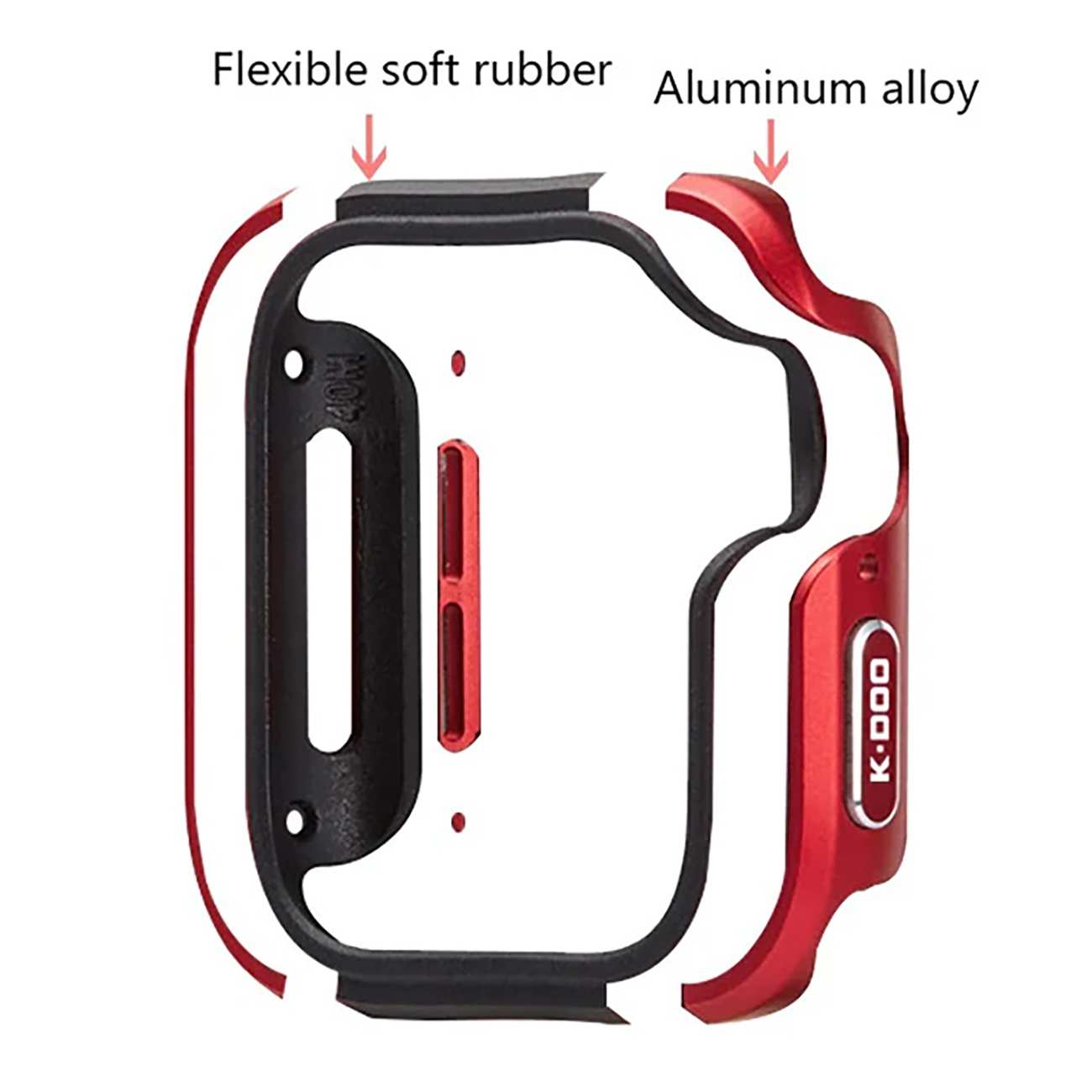 قاب محافظ اپل واچ 41 میلی متری کیدوو Defender