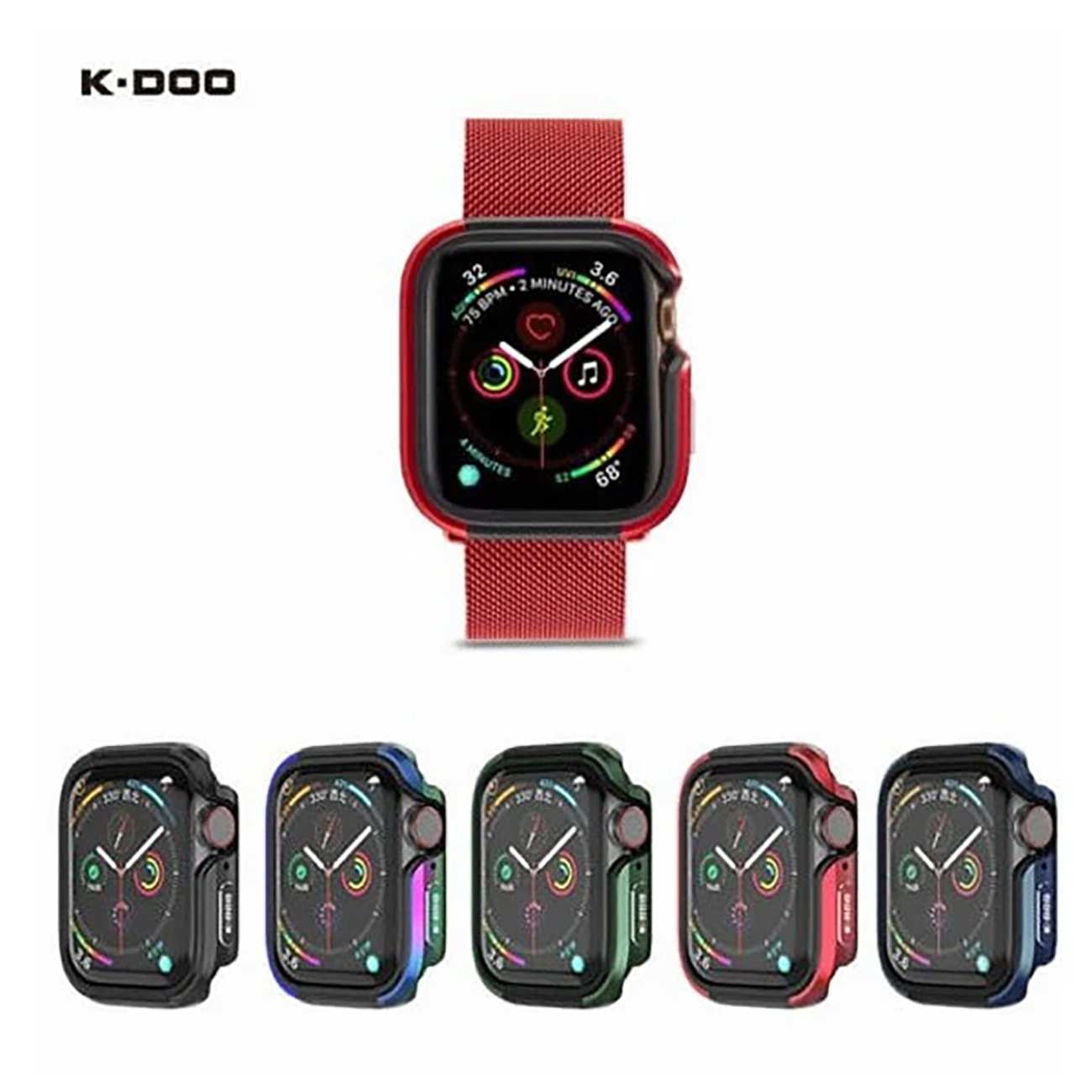 قاب محافظ اپل واچ 41 میلی متری کیدوو Defender