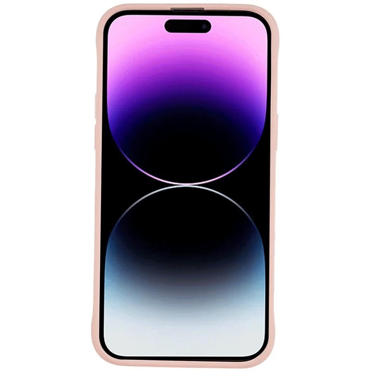 قاب محافظ گوشی آیفون 15 طرح گربه ملوس با چشم متحرک نیمی