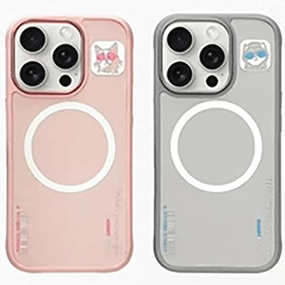 قاب محافظ گوشی آیفون 16 با طرح حیوانات نیمی