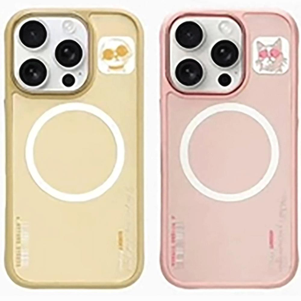 قاب محافظ گوشی آیفون 16 با طرح حیوانات نیمی