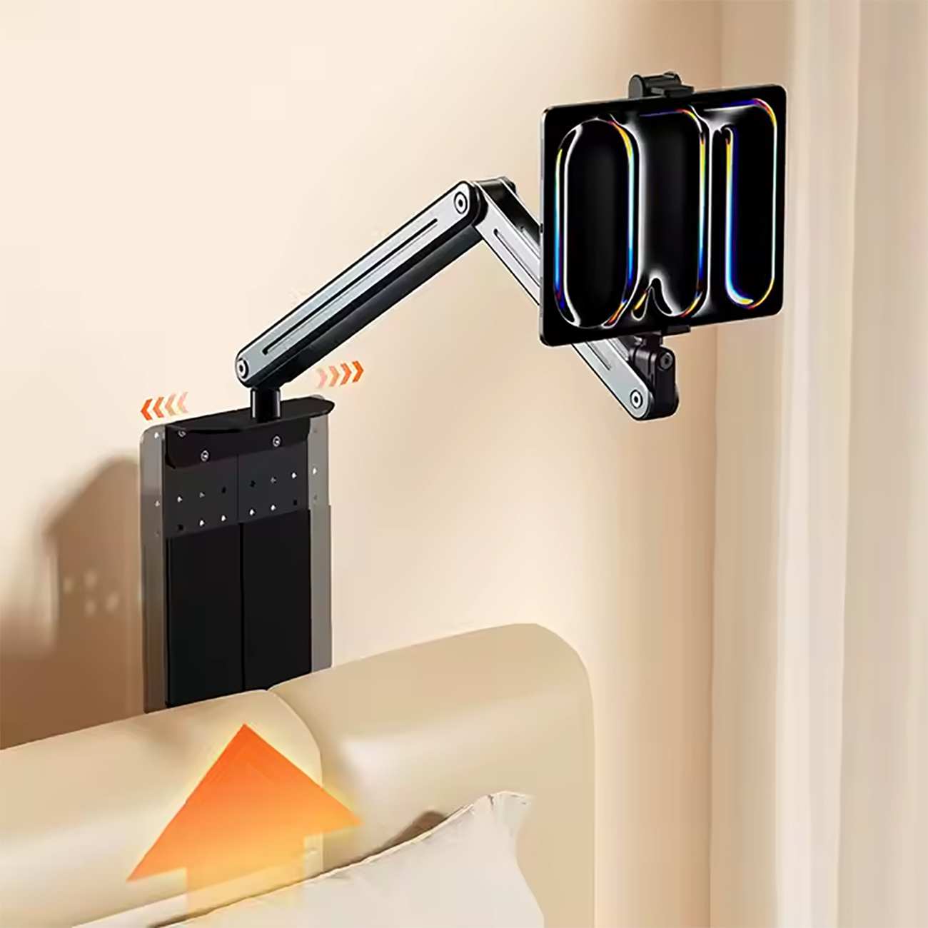 هولدر تبلت و گوشی موبایل قابل اتصال به لبه میز و تخت بونرویP96T