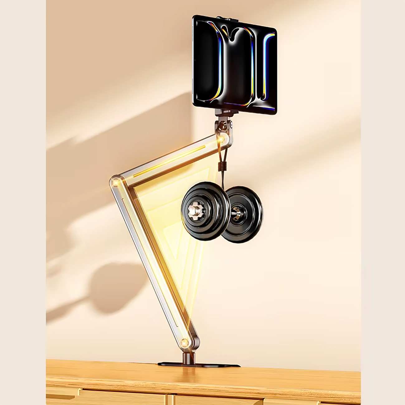 هولدر تبلت و گوشی موبایل قابل اتصال به لبه میز و تخت بونرویP96T