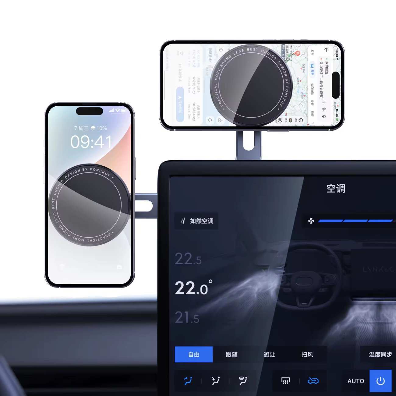 هولدر مگنتی چرخشی 360 درجه داخل خودرو و لپ تاپ بونروی Z19